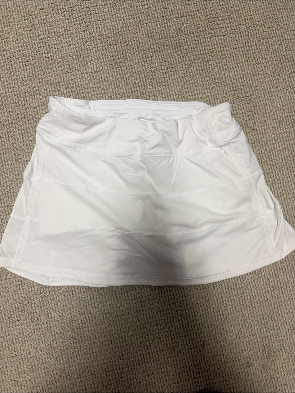 Lululemon White Pleated Tennis Skirt Skort Size 6